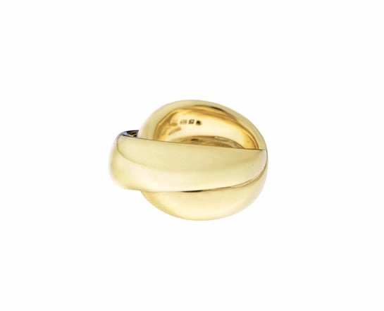 Yellow gold ring