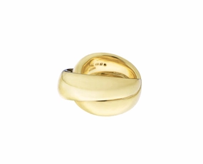Yellow gold ring