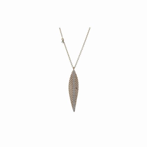 Zeghani Feather Necklace Zp1263