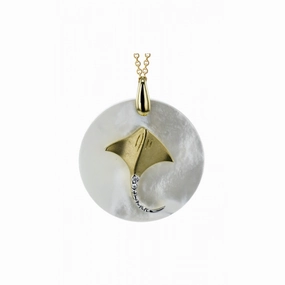 Zeghani Mother Of Pearl Necklace Zp1213