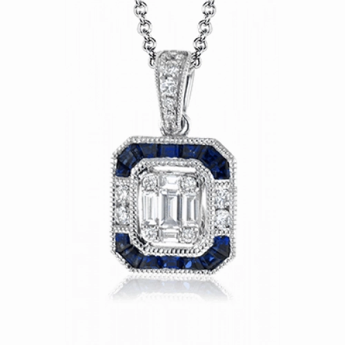 Zeghani Precious Stones Necklace ZP881