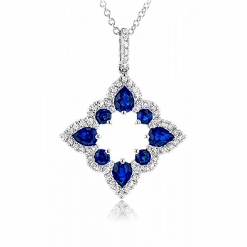 Zeghani Precious Stones Necklace ZP921