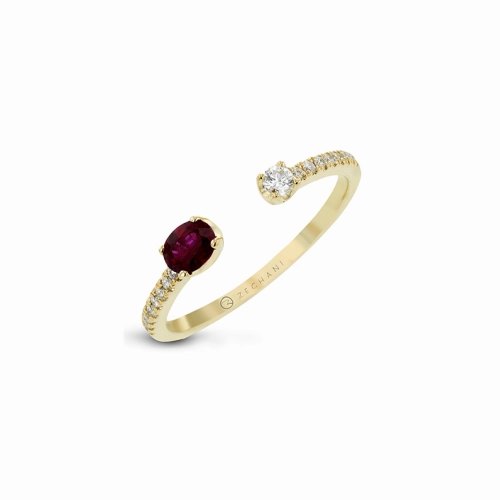 Zeghani Precious Stones Ring Zr1875