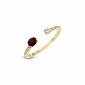 Zeghani Precious Stones Ring Zr1875