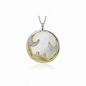 Zeghani Zodiac Signs Constellation Necklace Cancer-y