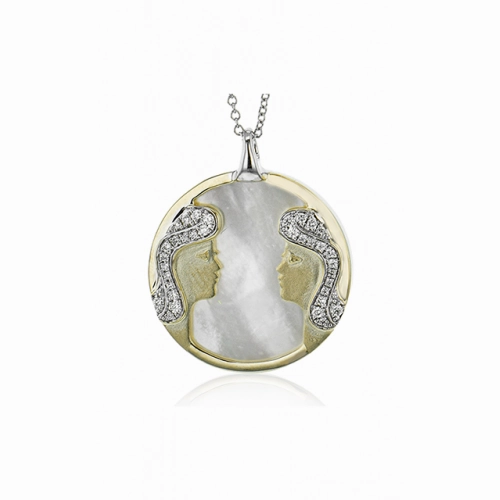 Zeghani Zodiac Signs Constellation Necklace Gemini-y